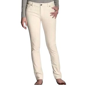 J. Crew Factory cream stretch Toothpick ankle jeans 32 NWT
